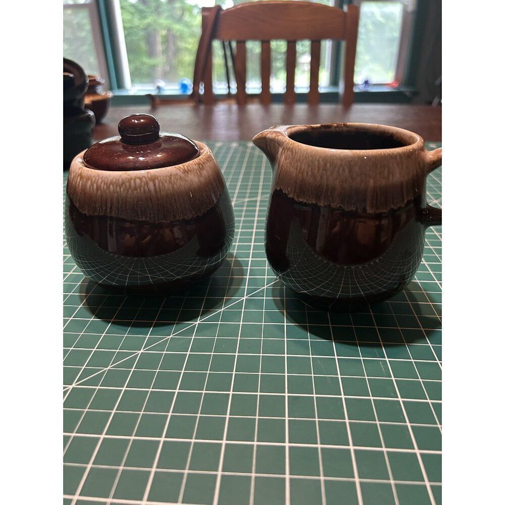 Vintage McCoy USA Creamer & Sugar Set